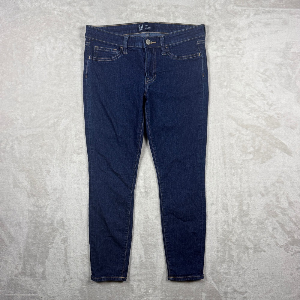 Gap Favorite Jegging Womens Size 2 26 Petite Dark Rinse Skinny Stretch Jeans